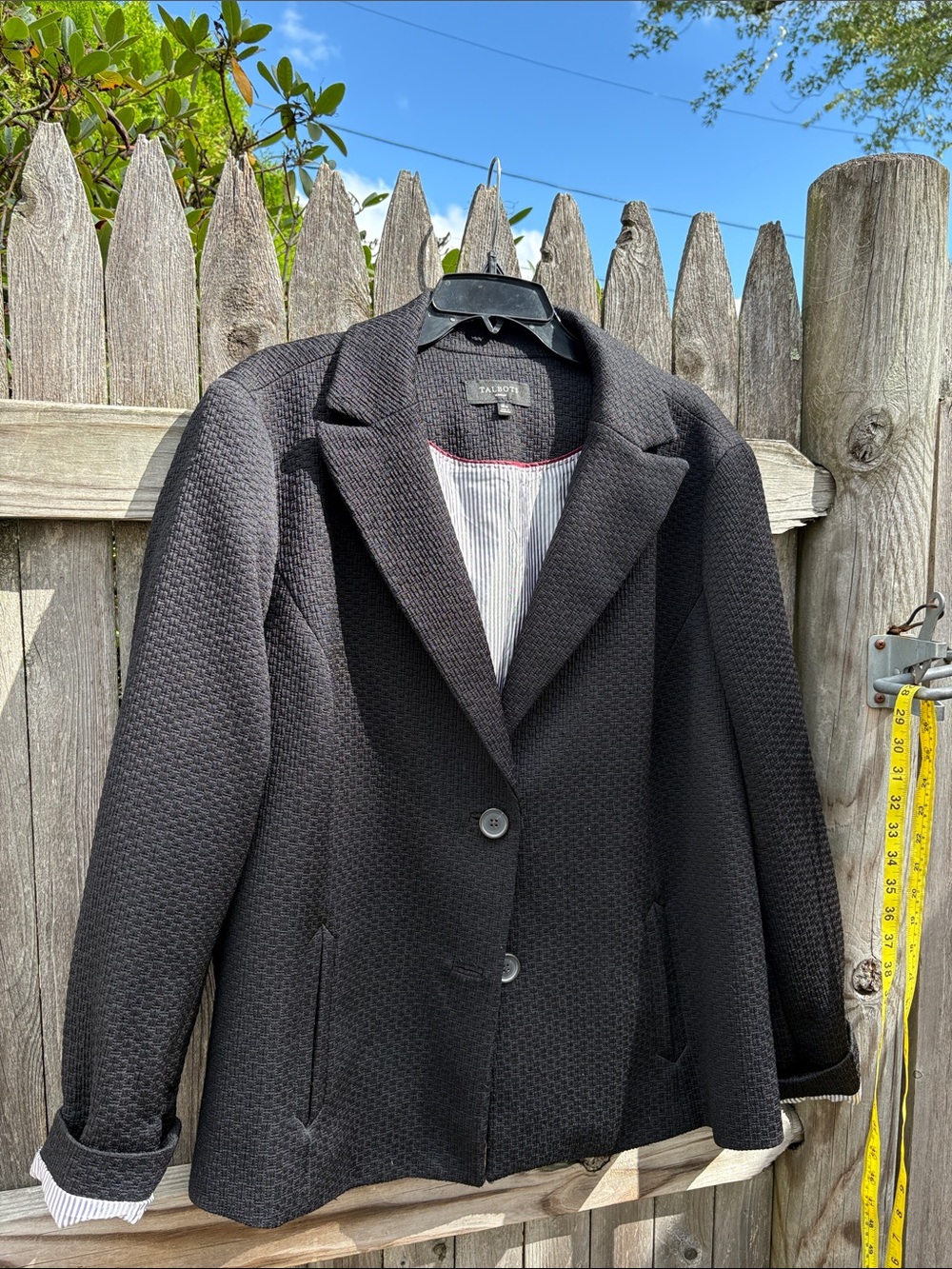 Talbots 18W black blazer style jacket!